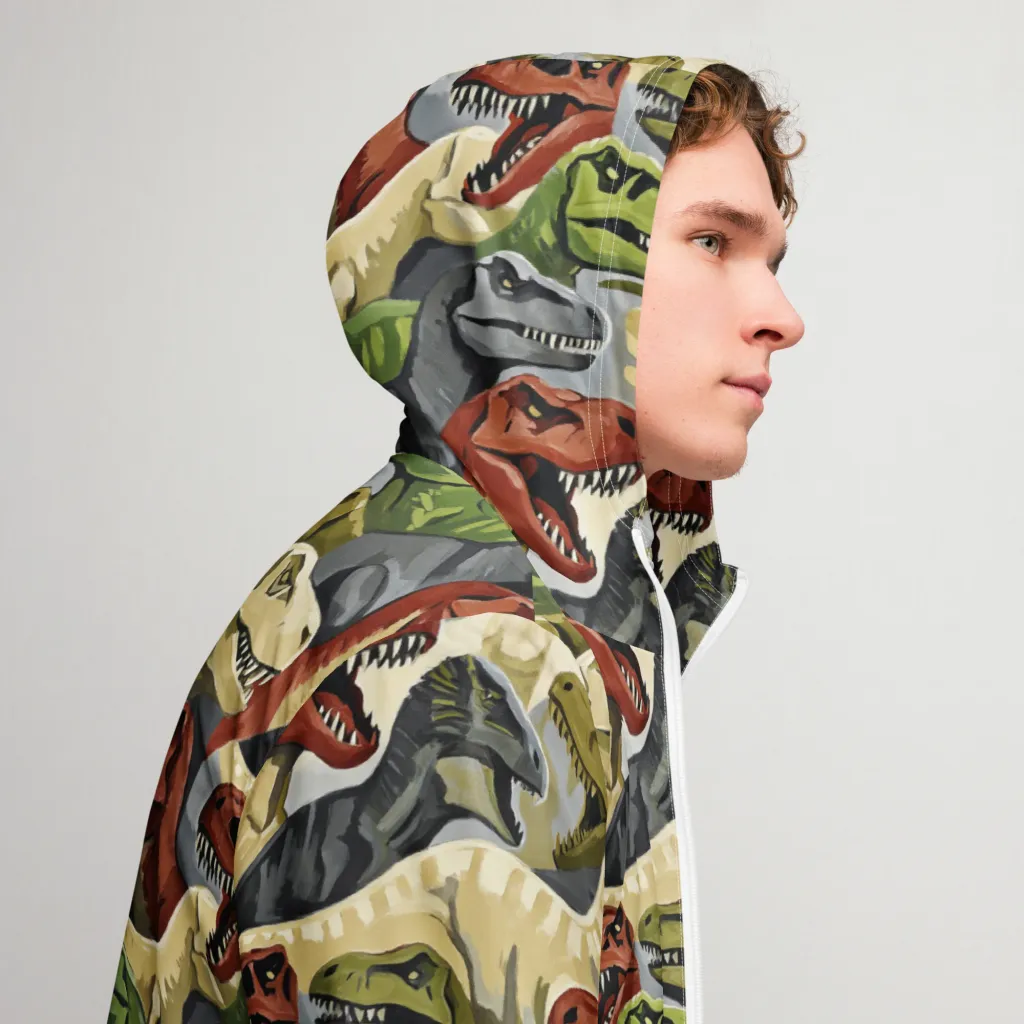 Dino Rumble on Men's Windbreaker — Right