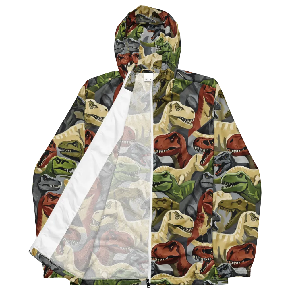 Dino Rumble on Men's Windbreaker — Front