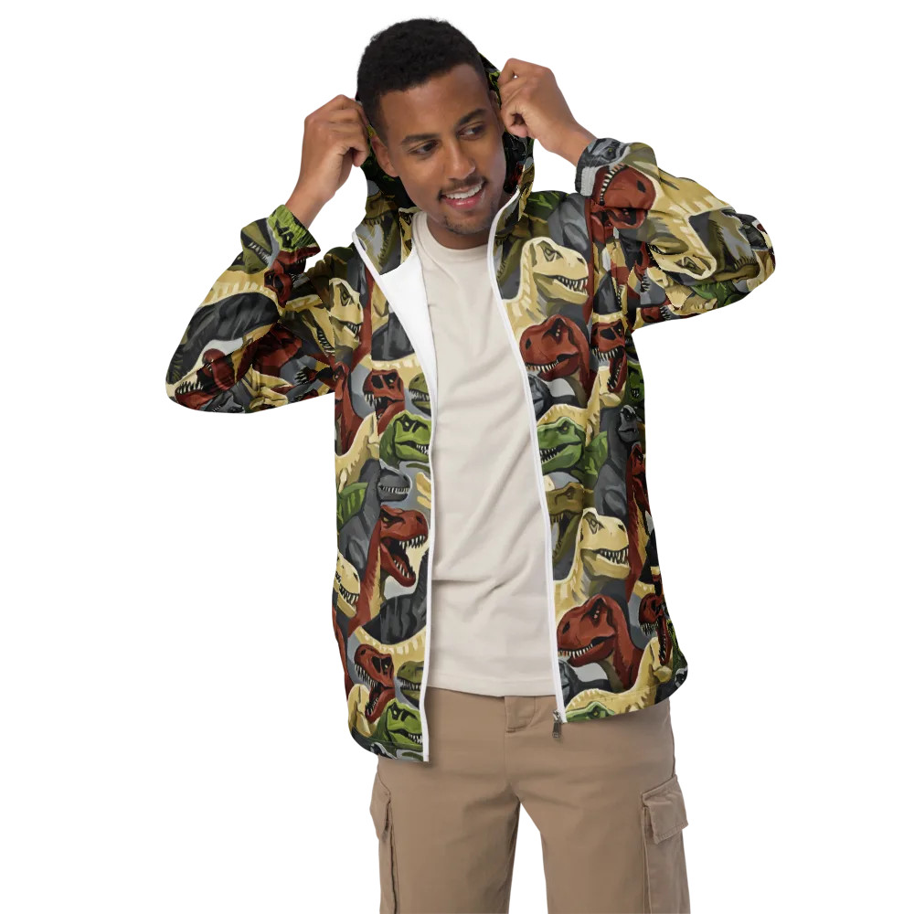 Dino Rumble on Men's Windbreaker — Front