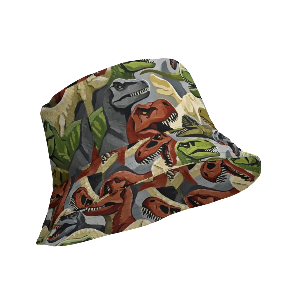 Dino Rumble on Reversible Bucket Hat — Product details Outside
