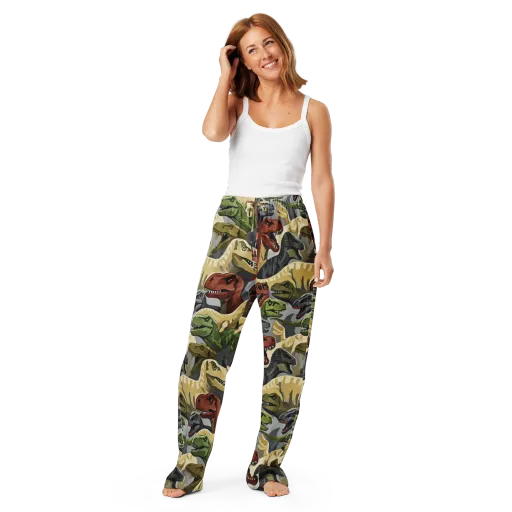 Dino Rumble on a Women's Pajama Pants