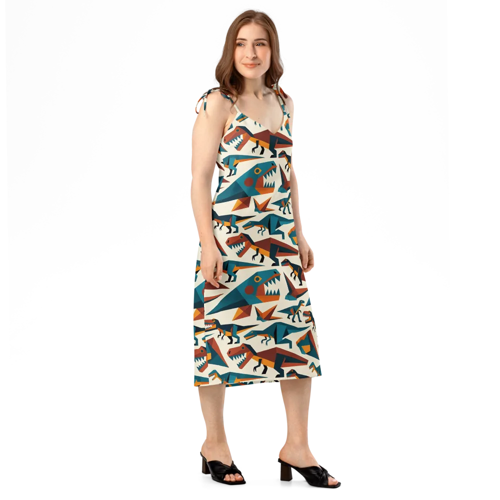 Dino Deco on Slip Dress — Right Front