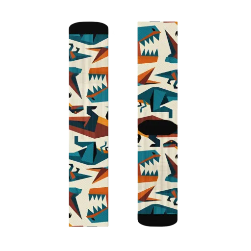 Dino Deco on a Socks