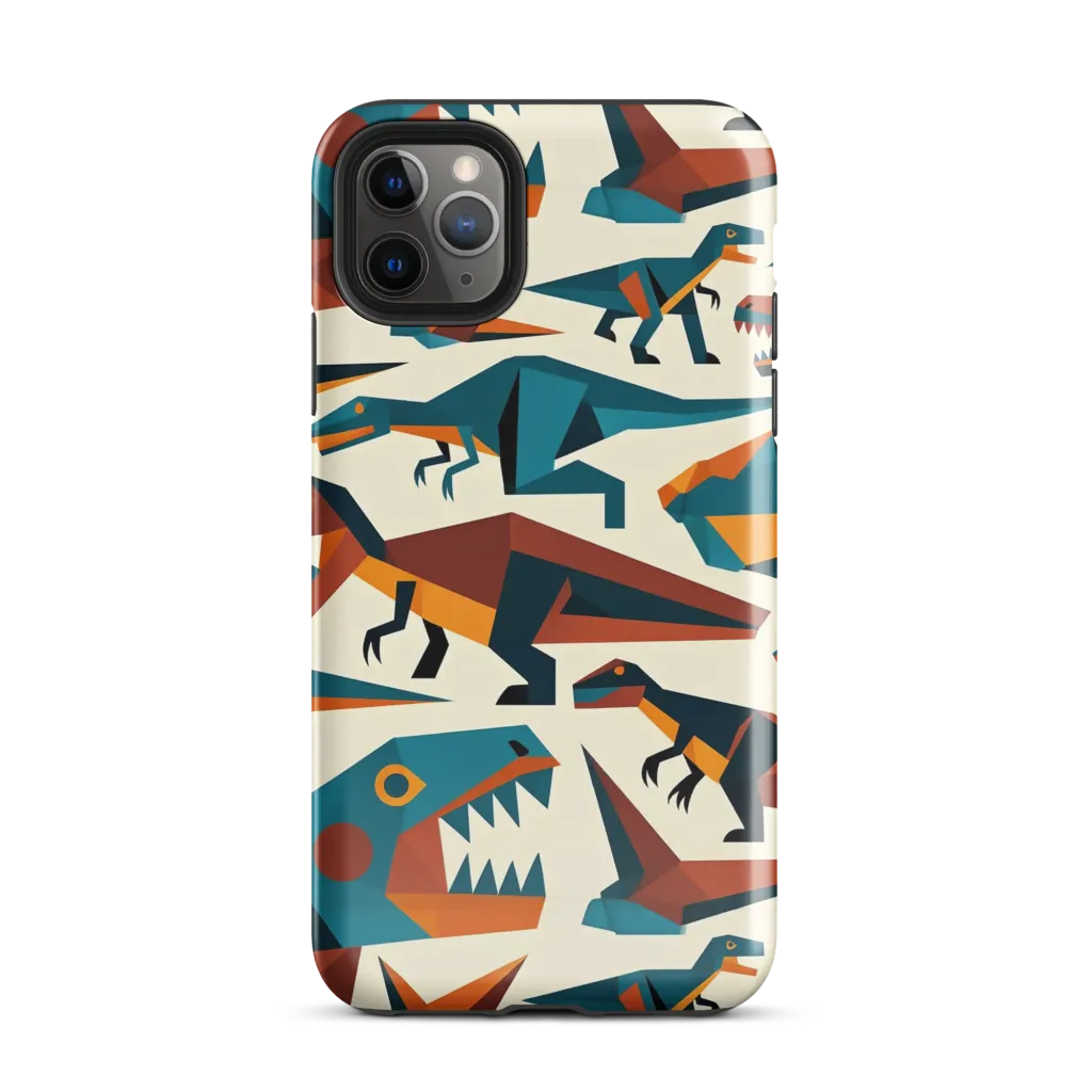 Dino Deco on Tough Case for iPhone® — Front
