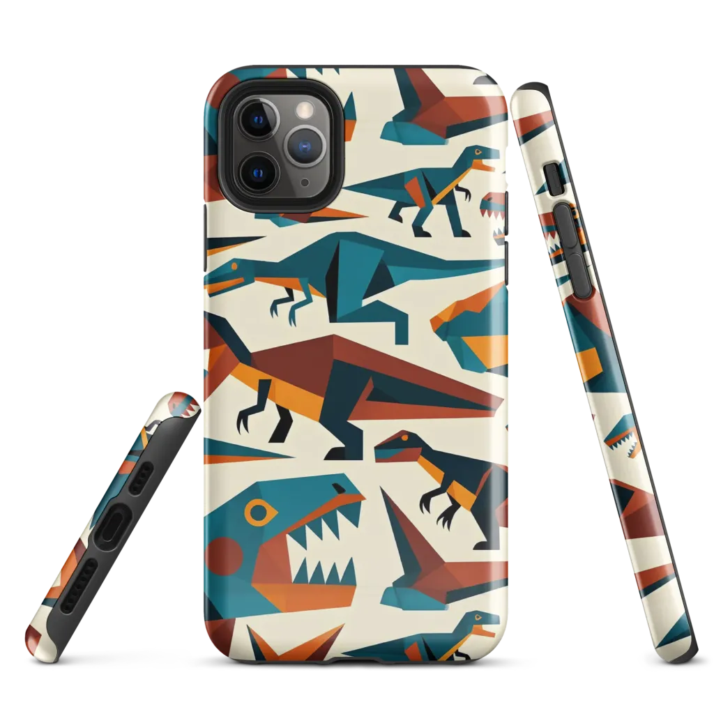 Dino Deco on Tough Case for iPhone® — Front