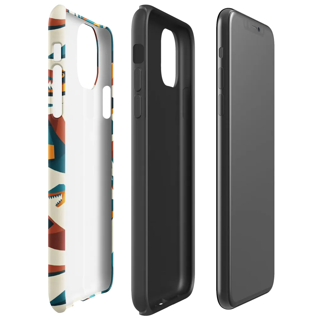 Dino Deco on Tough Case for iPhone® — Right