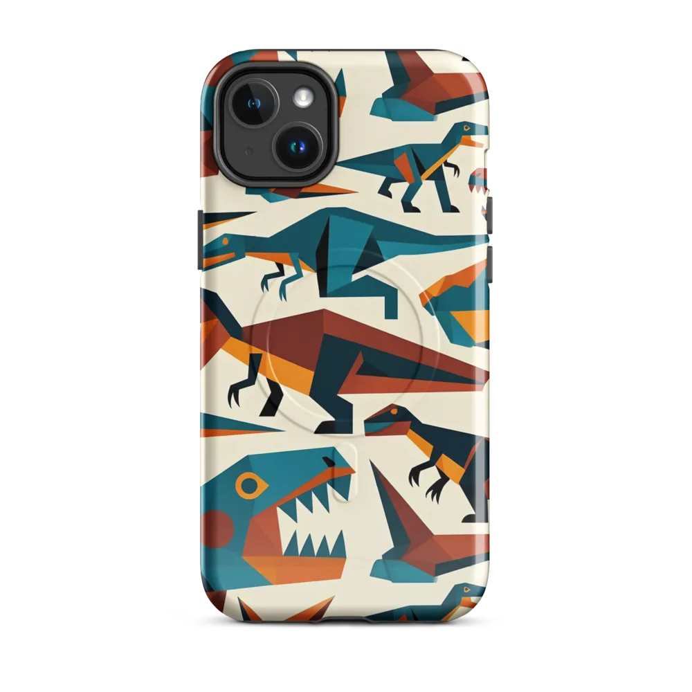 Dino Deco on MagSafe Tough Case for iPhone® — Front