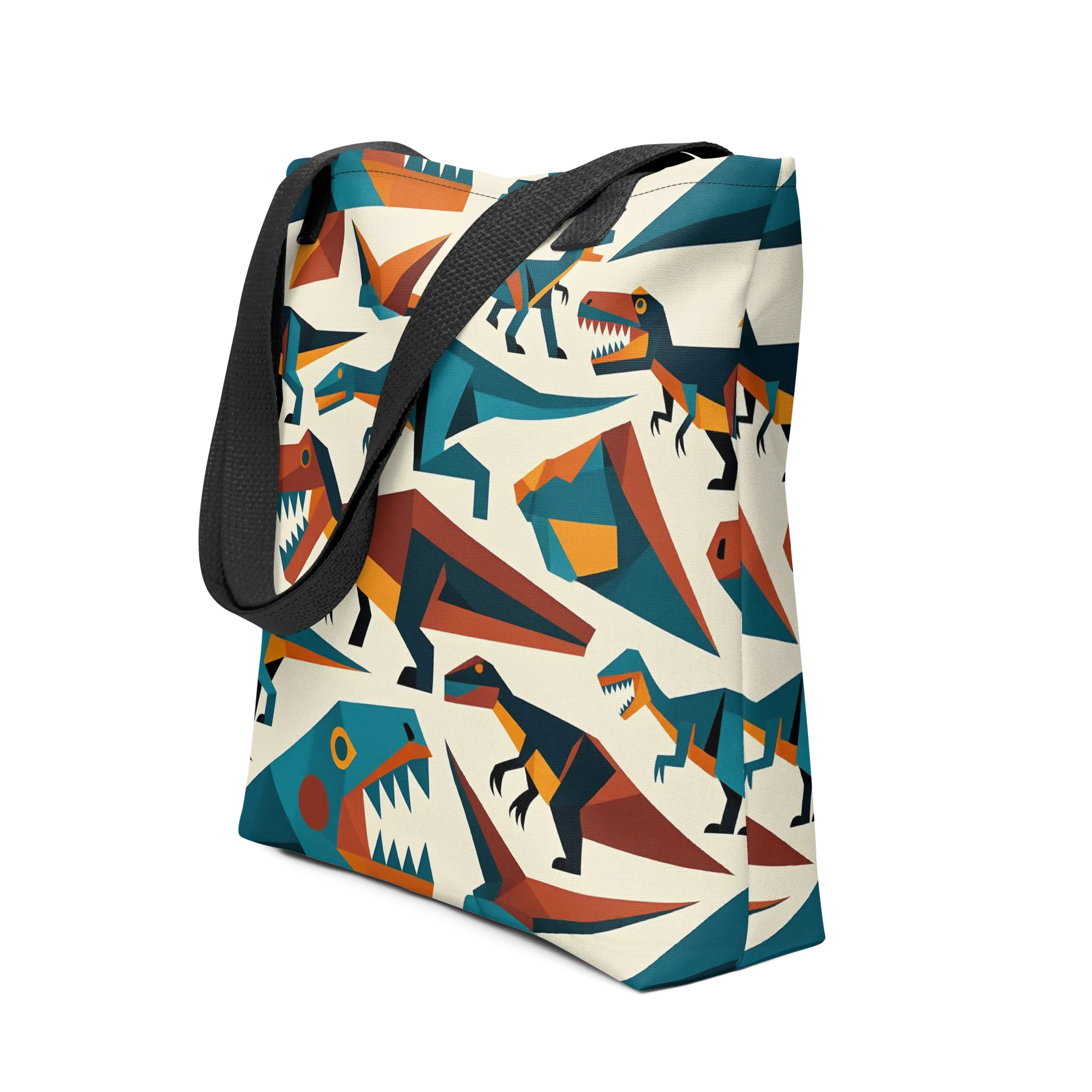 Dino Deco on Tote Bag — Front
