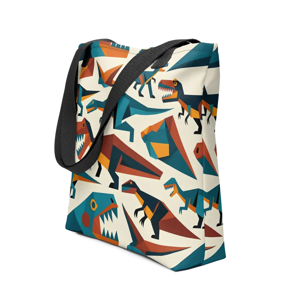 Dino Deco on Tote Bag — Front