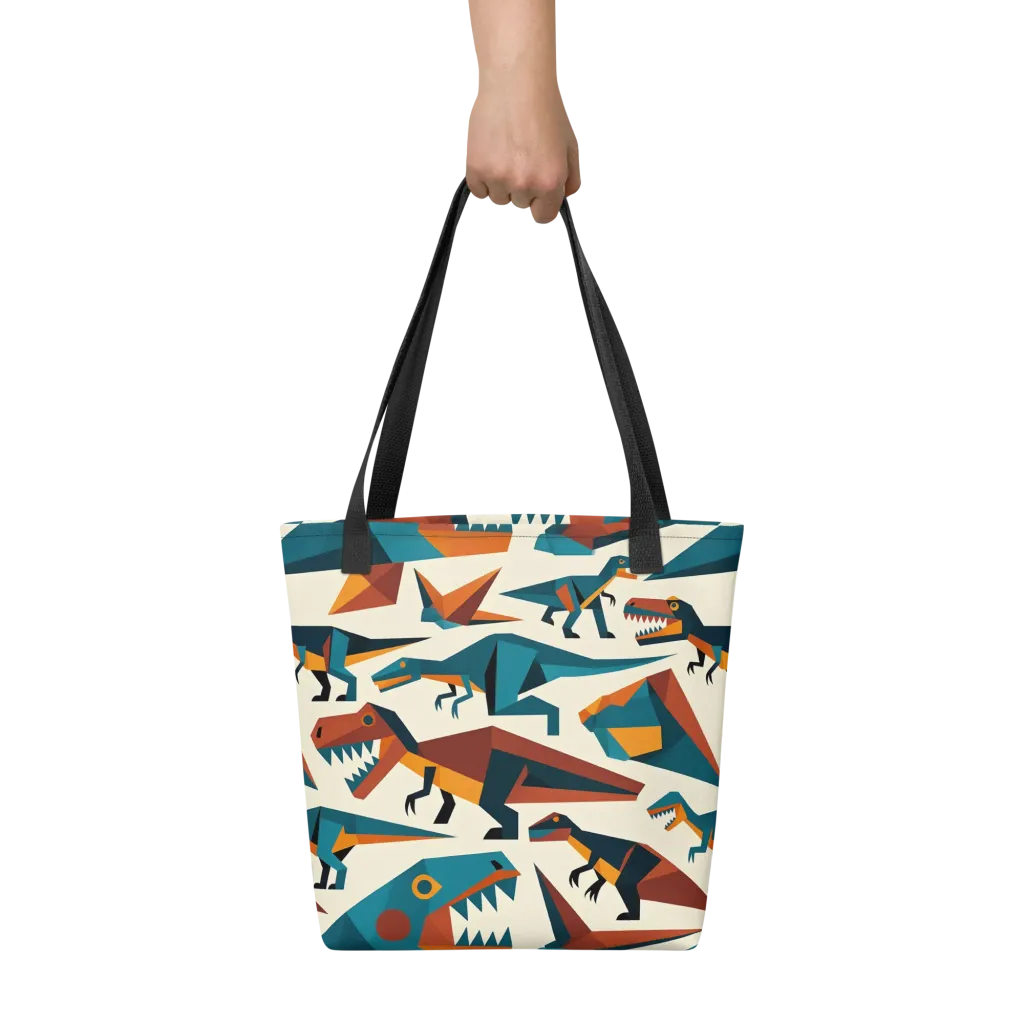 Dino Deco on Tote Bag — Front
