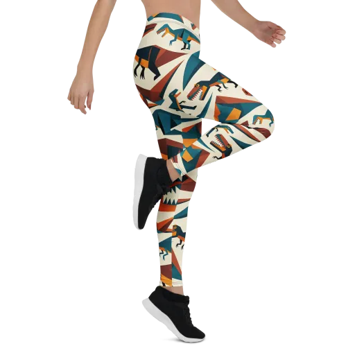 Dino Deco on a Leggings