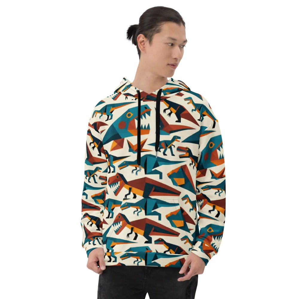 Dino Deco on Hoodie — Front