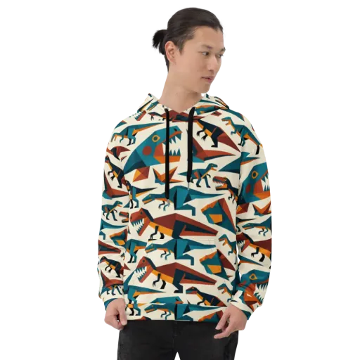 Dino Deco on a Hoodie
