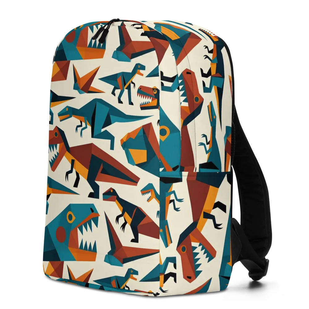 Dino Deco on Minimalist Backpack — Left