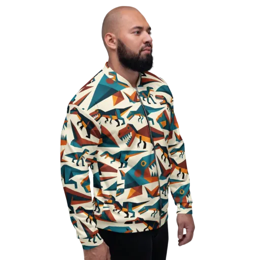 Dino Deco on a Bomber Jacket