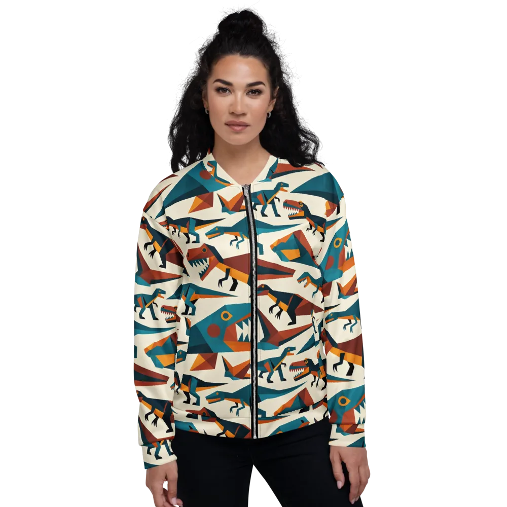 Dino Deco on Bomber Jacket — Front