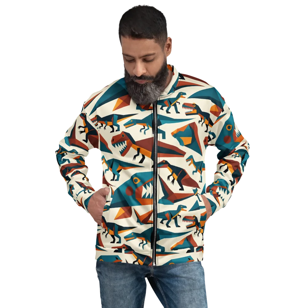 Dino Deco on Bomber Jacket — Front