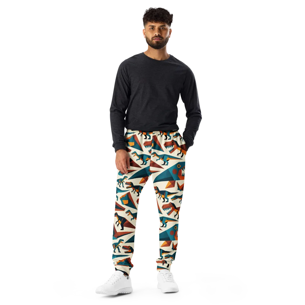 Dino Deco on Men's Joggers — Front