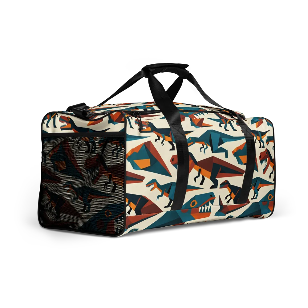 Dino Deco on Duffle Bag — Right Front