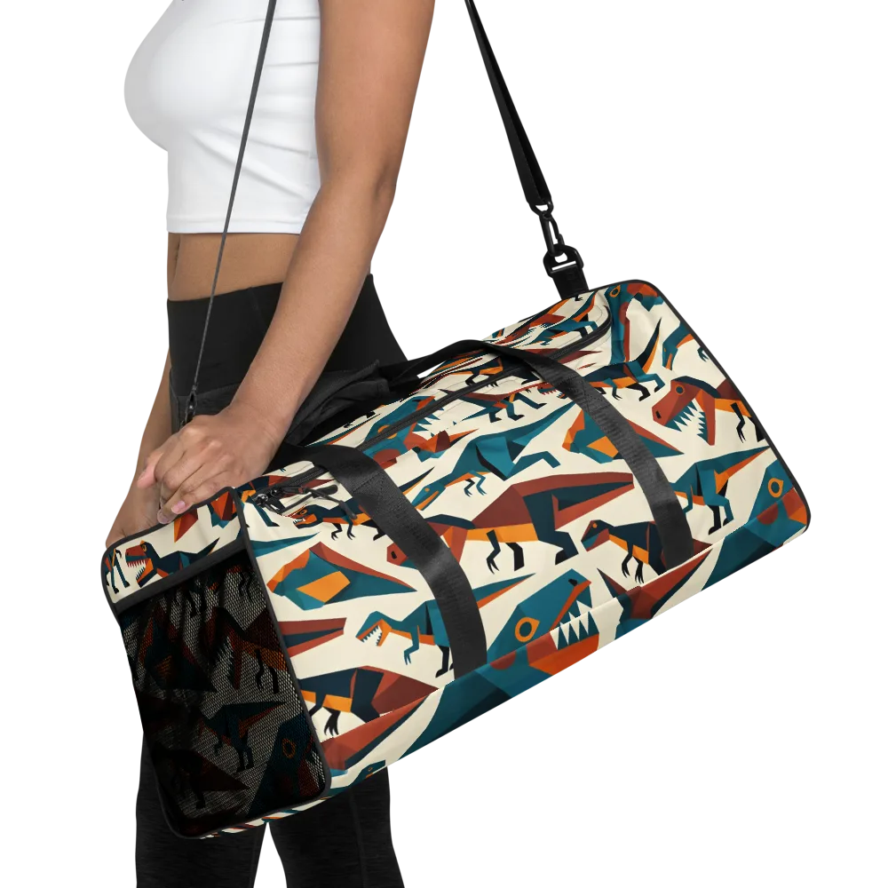 Dino Deco on Duffle Bag — Front