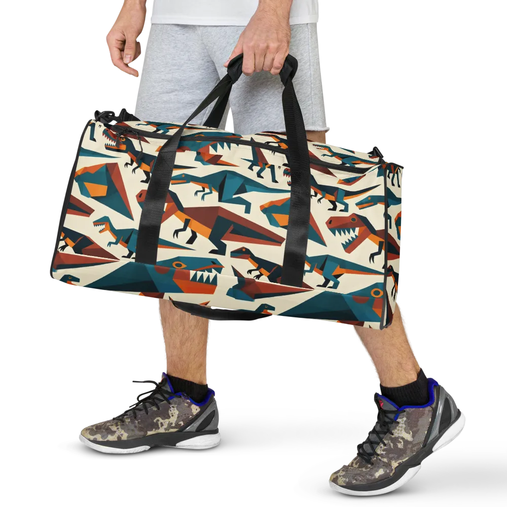 Dino Deco on Duffle Bag — Front