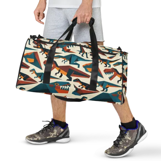 Dino Deco on a Duffle Bag