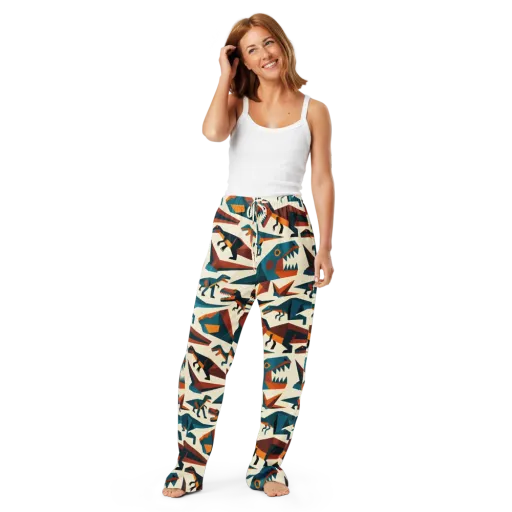 Dino Deco on a Women's Pajama Pants