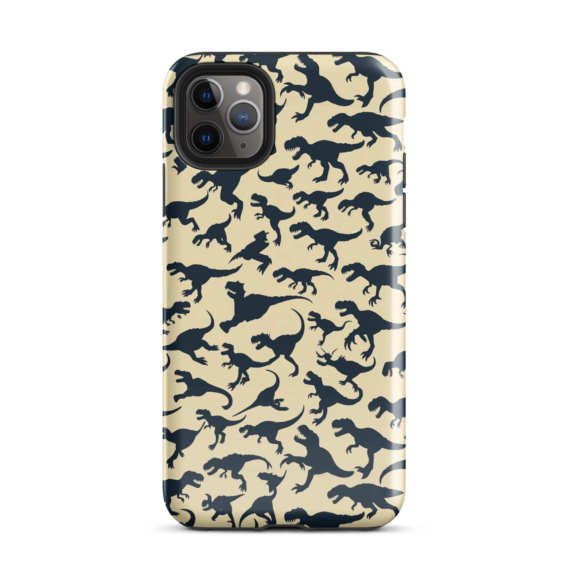 Midnight Dinosaurs on Tough Case for iPhone® — Front