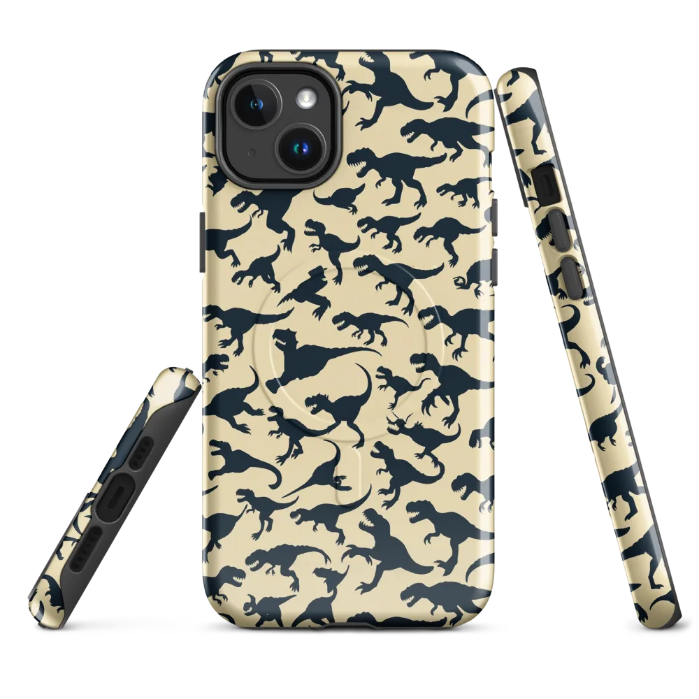 Midnight Dinosaurs on MagSafe Tough Case for iPhone® — Front