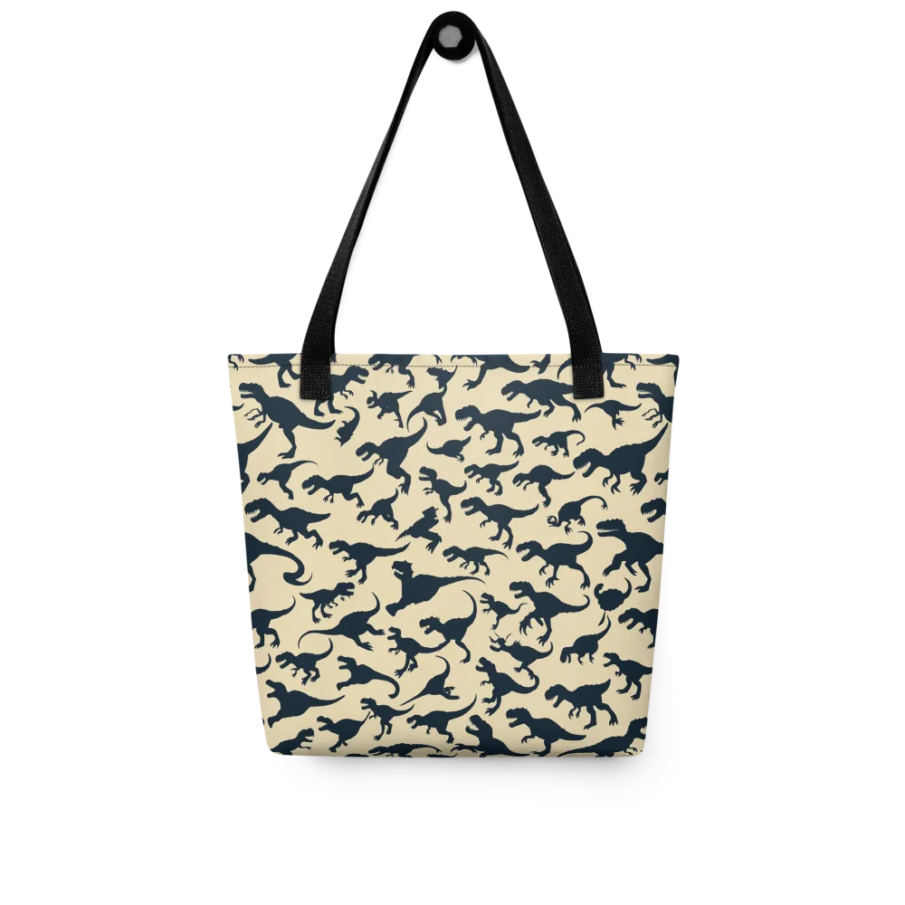 Midnight Dinosaurs on Tote Bag — Front