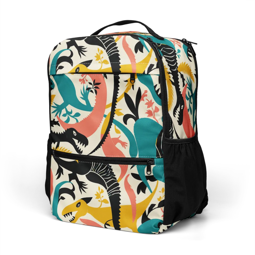 Tealfang Garden on Utility Backpack — Left Front