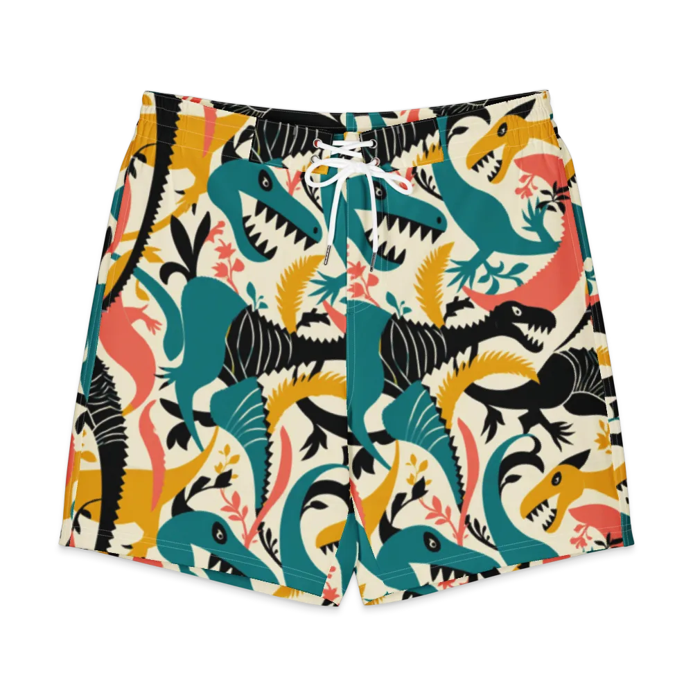 Tealfang Garden on Men's Board Shorts — Front