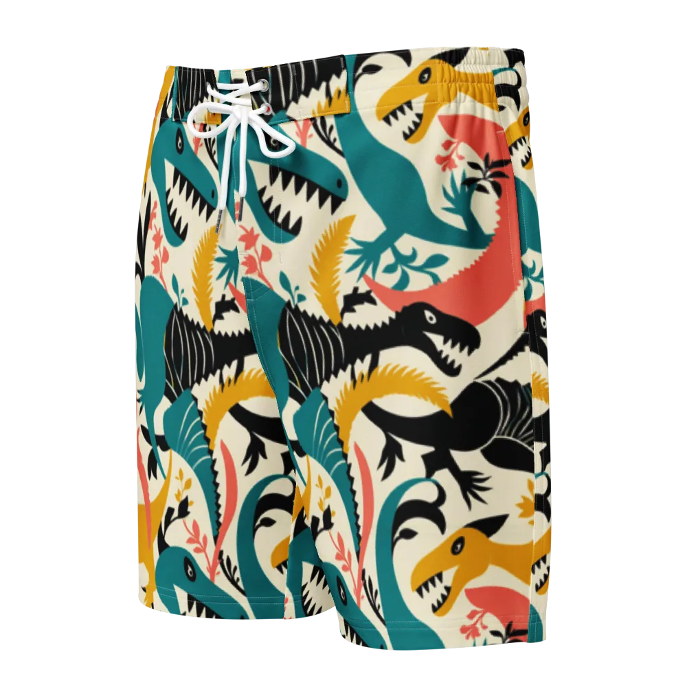 Tealfang Garden on Men's Board Shorts — Front