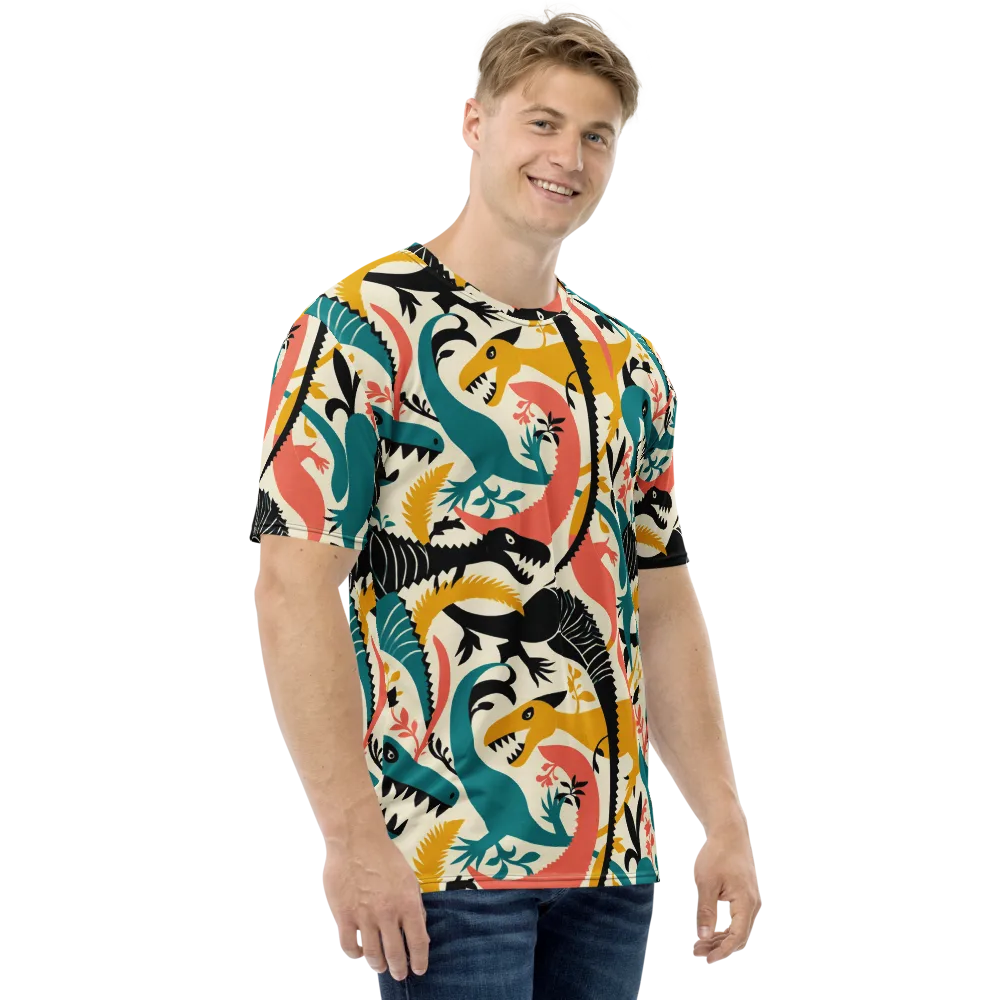 Tealfang Garden on Men's Crew Neck T-Shirt — Right