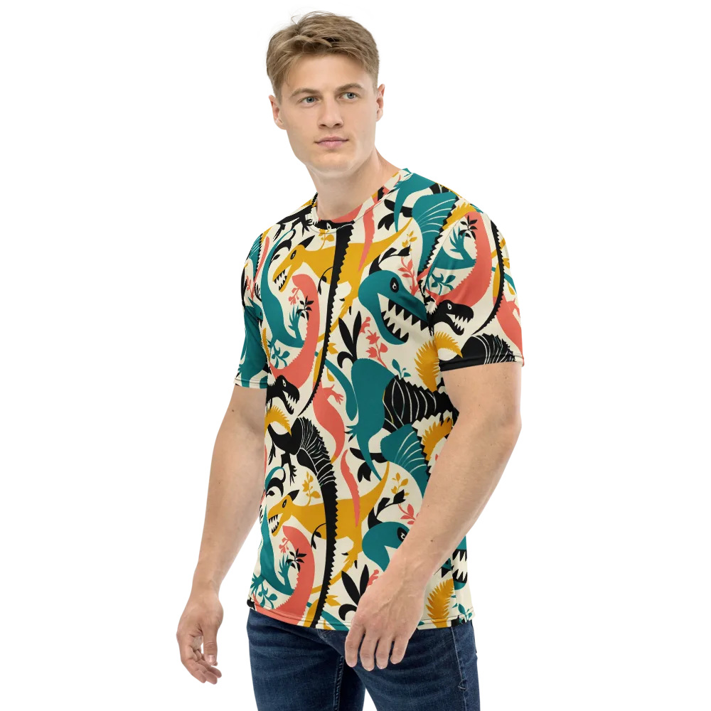 Tealfang Garden on Men's Crew Neck T-Shirt — Left