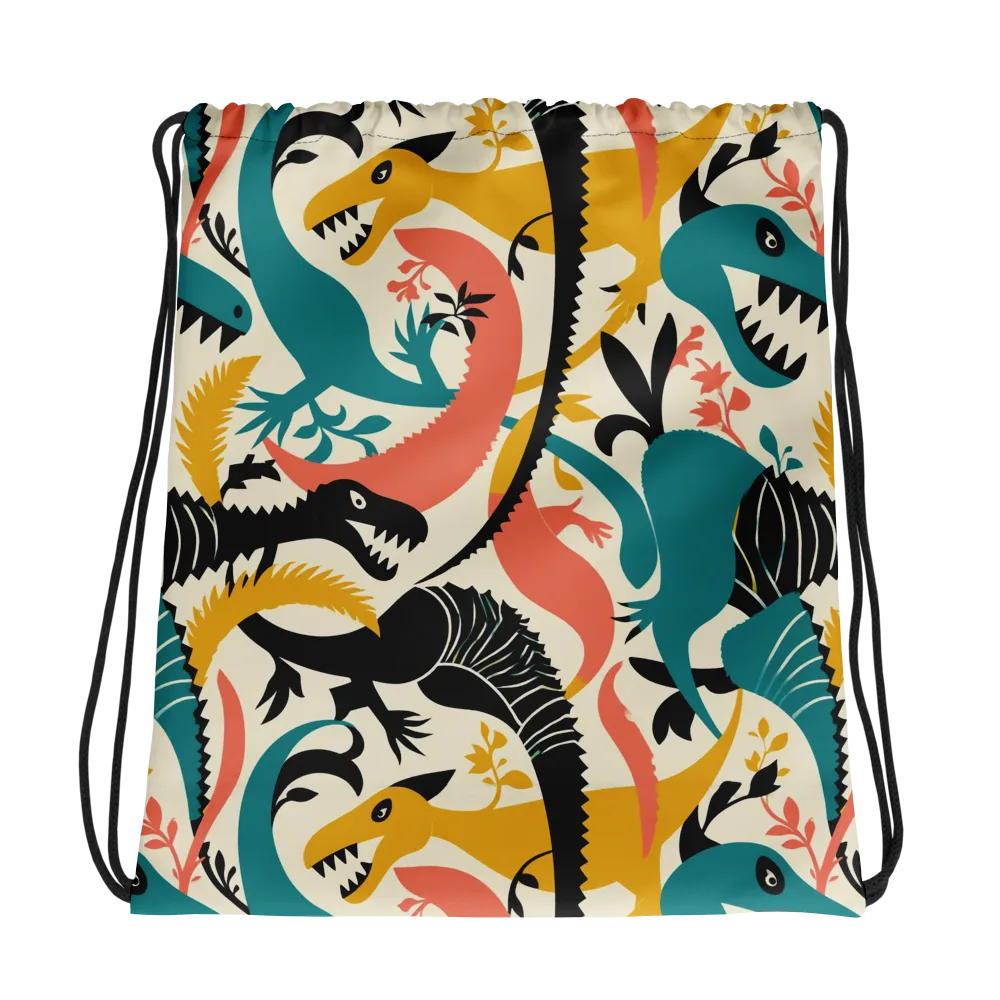 Tealfang Garden on Drawstring Bag — Photo