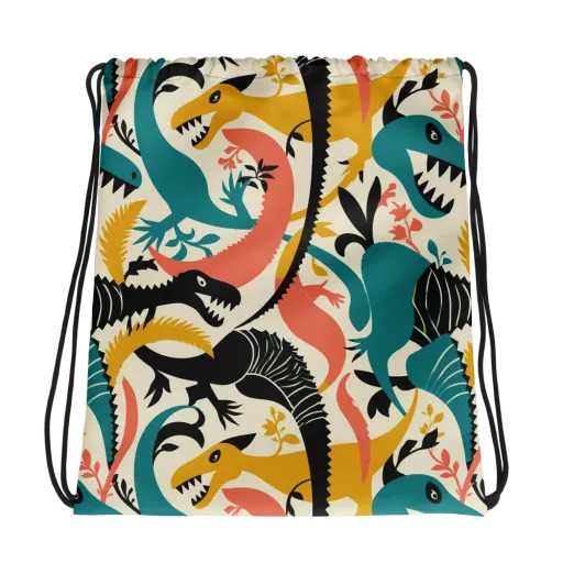 Tealfang Garden on a Drawstring Bag