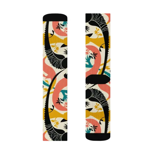 Tealfang Garden on a Socks