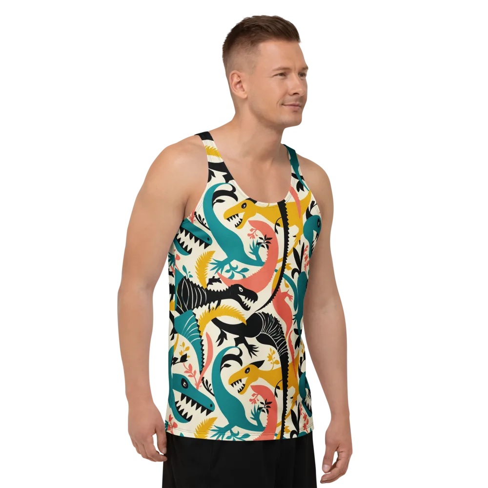 Tealfang Garden on Men's Tank Top — Right Front