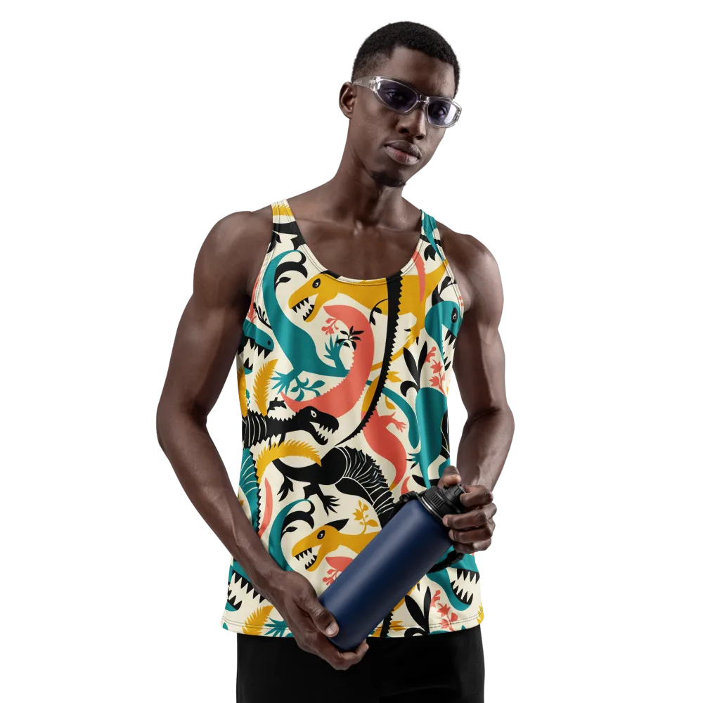 Tealfang Garden on Men's Tank Top — Front