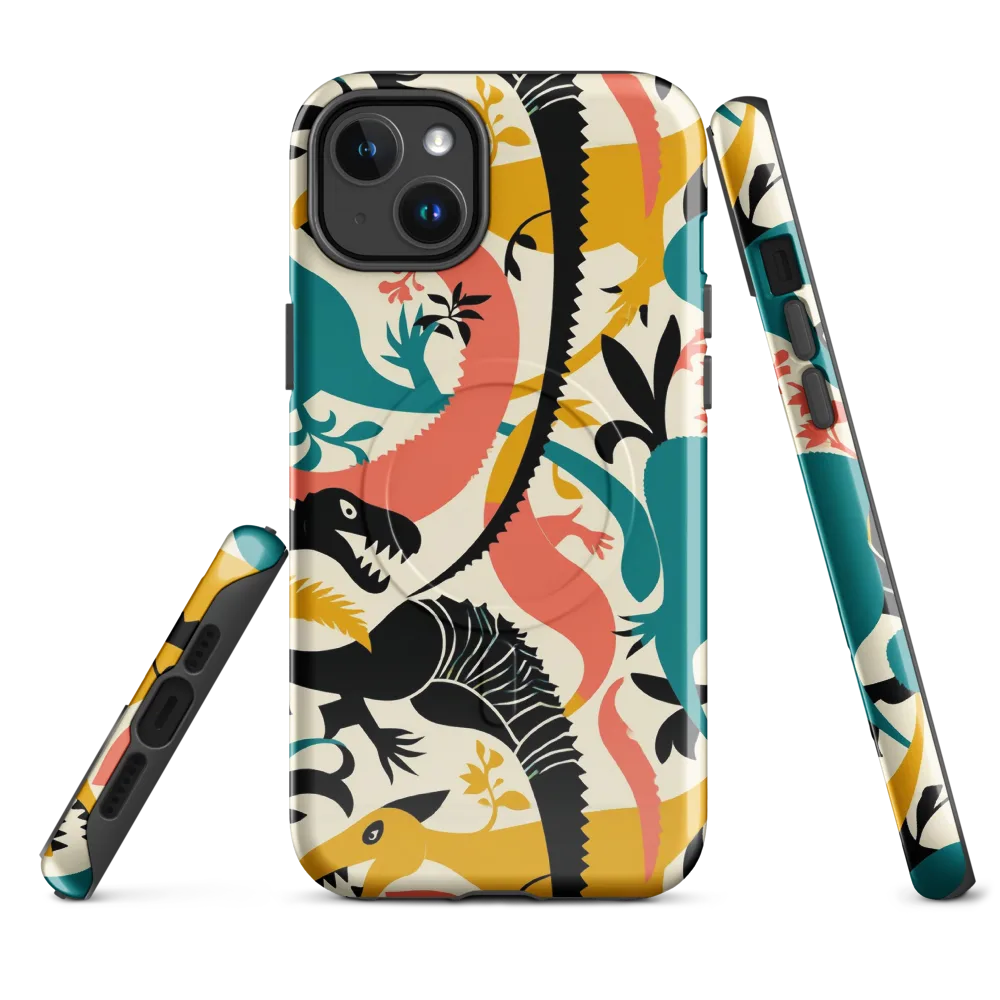 Tealfang Garden on MagSafe Tough Case for iPhone® — Front