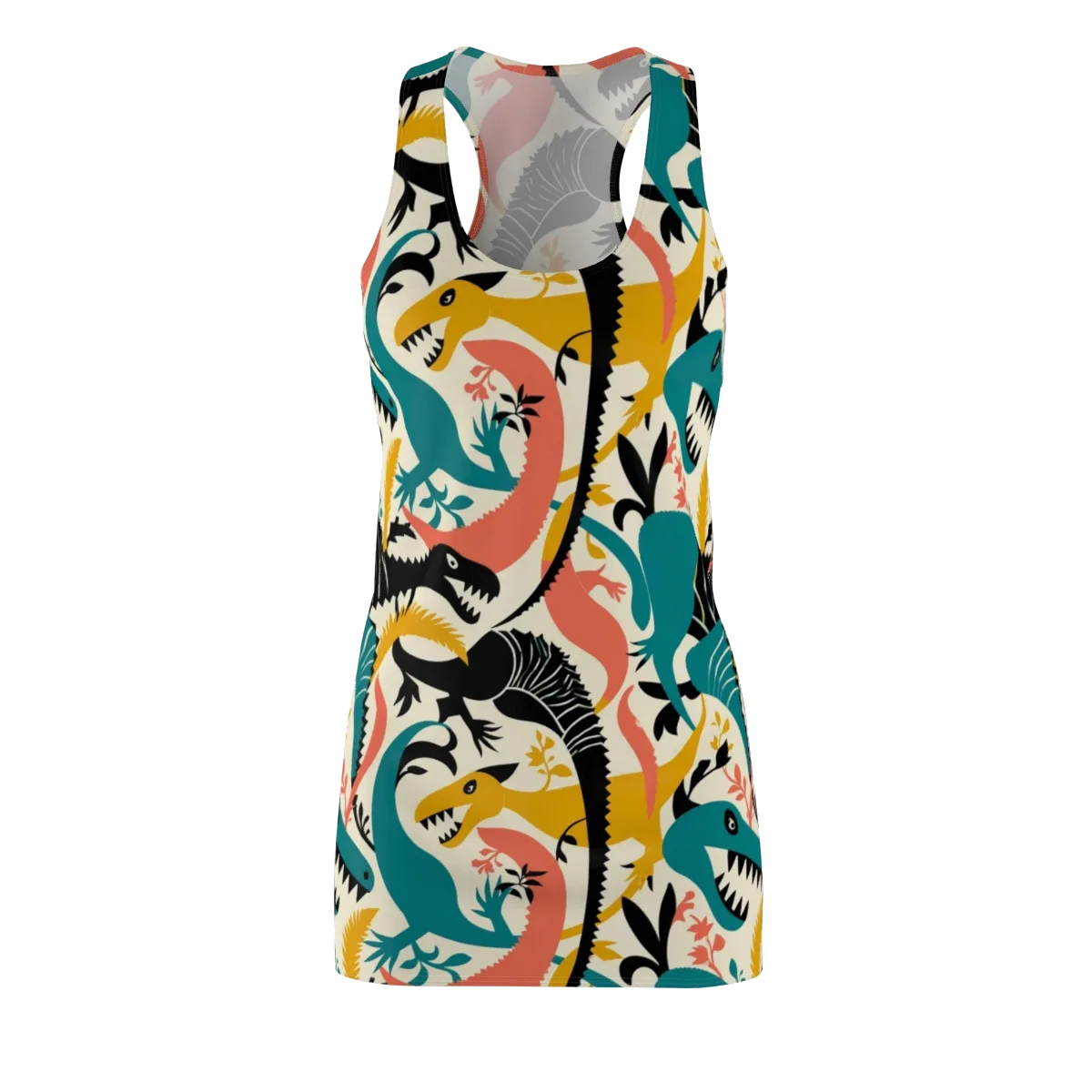 Tealfang Garden on Racerback Dress — Front