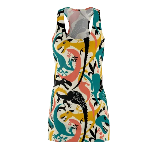 Tealfang Garden on a Racerback Dress