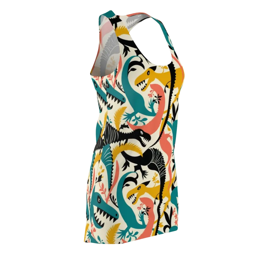 Tealfang Garden on Racerback Dress — Front Side