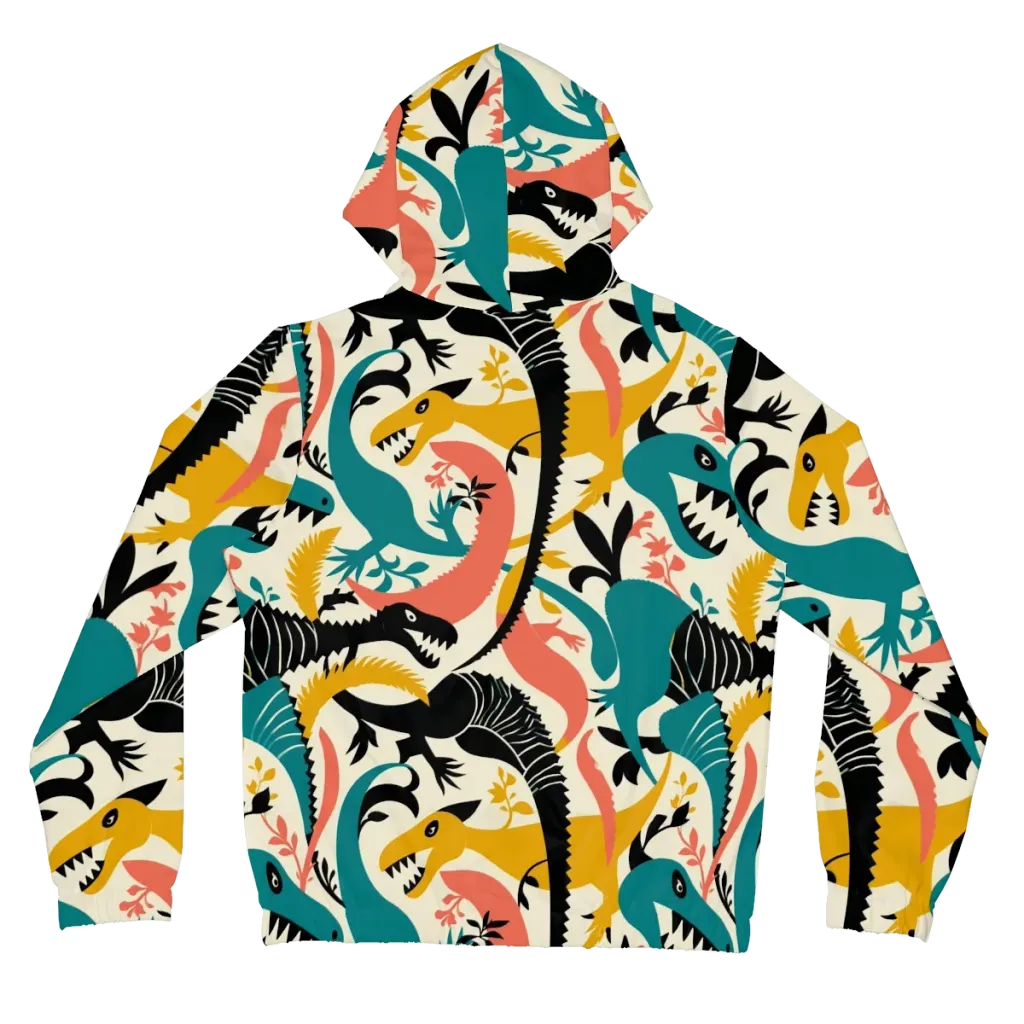 Tealfang Garden on Women's Full-Zip Hoodie — Back