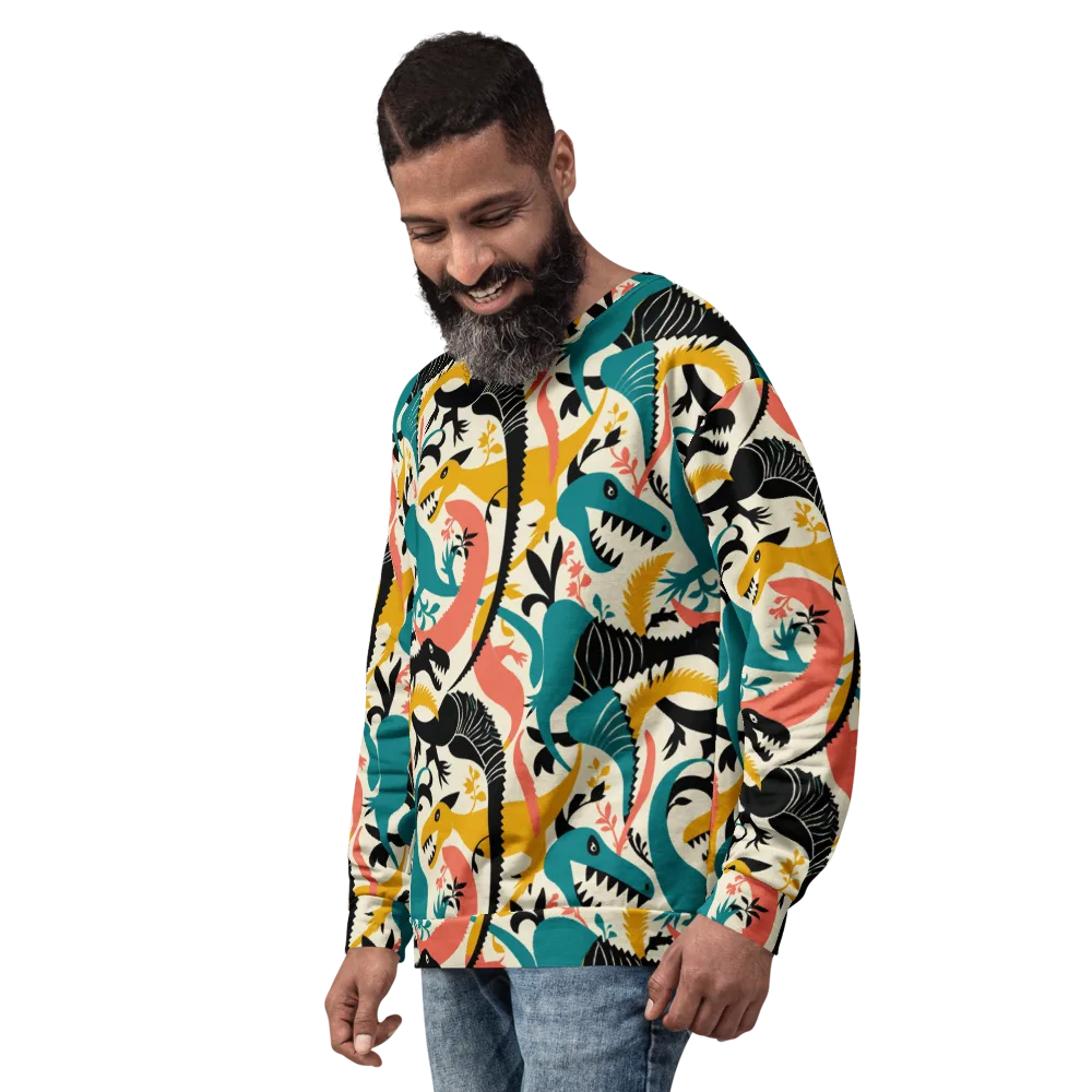 Tealfang Garden on Sweatshirt — Left Front