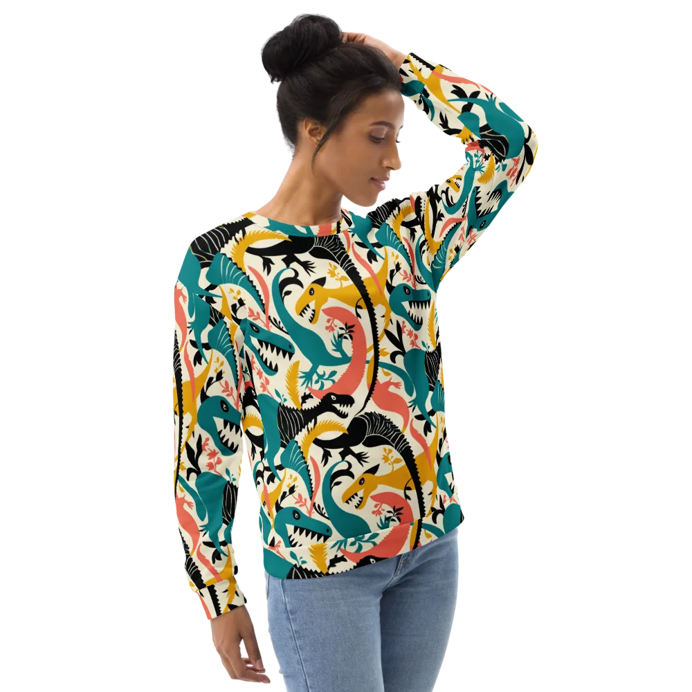Tealfang Garden on Sweatshirt — Right Front