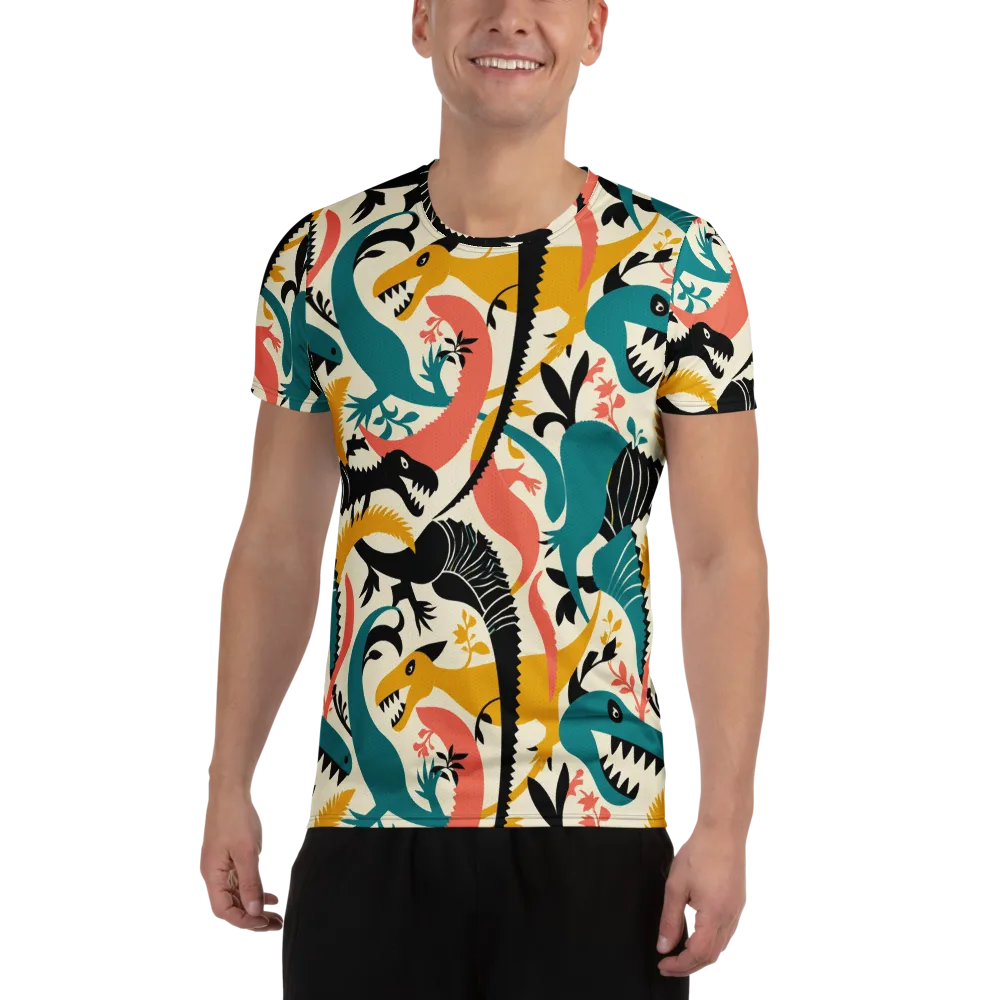 Tealfang Garden on Men's Athletic T-Shirt — Front