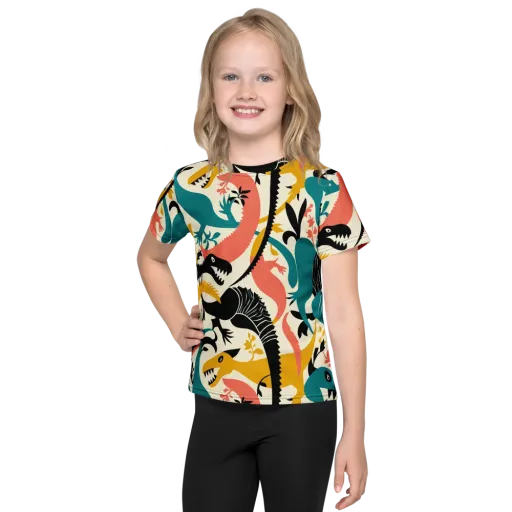 Tealfang Garden on a Kids Crew Neck T-Shirt