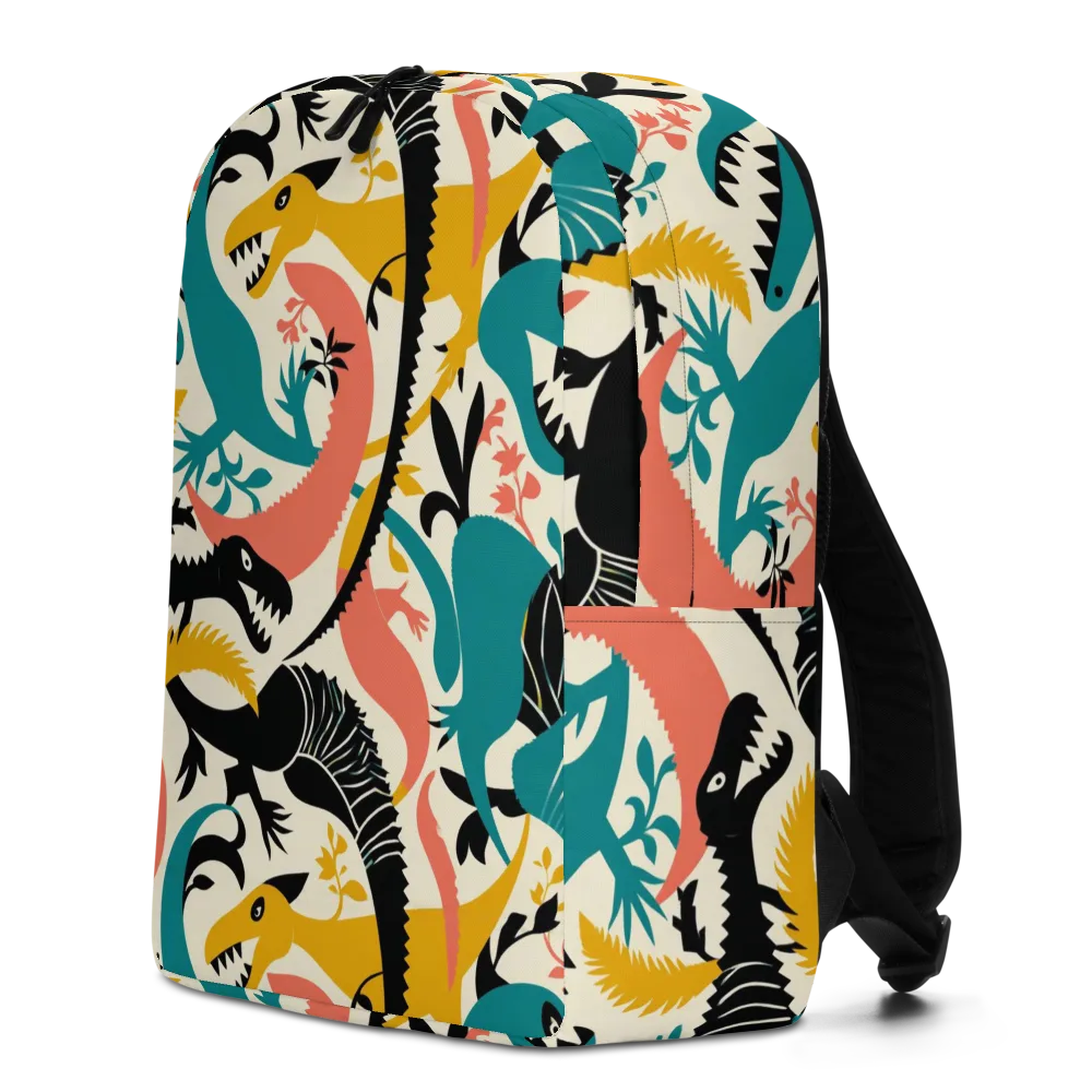 Tealfang Garden on Minimalist Backpack — Left
